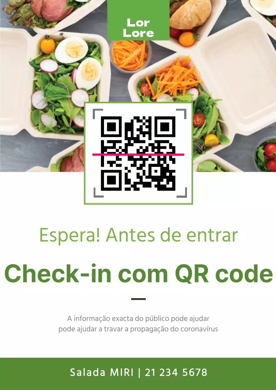 Check-in com código QR