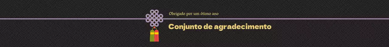 Conjunto de oferta tradicional preto para o Dia de Ação de Graças