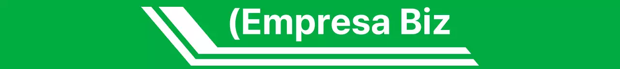 Logótipo verde e branco simples estilo moldura empresa