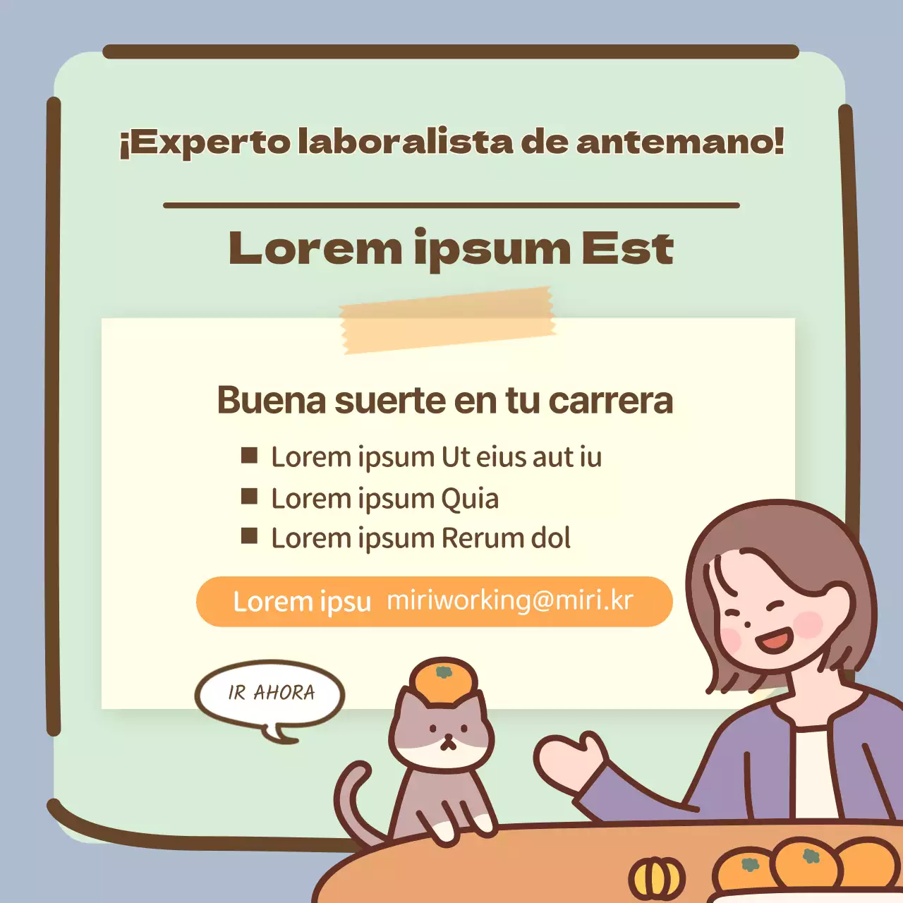 Encantador y cálido conocimiento de las vacaciones de los trabajadores en colores pastel
