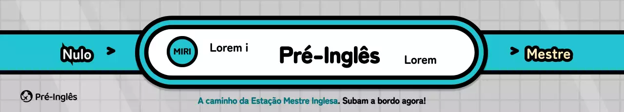 Promoção do conceito de metro escola em cinzento e azul
