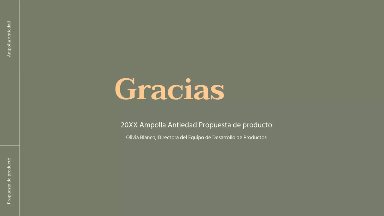 Resumen de productos cosméticos con detalles en naranja