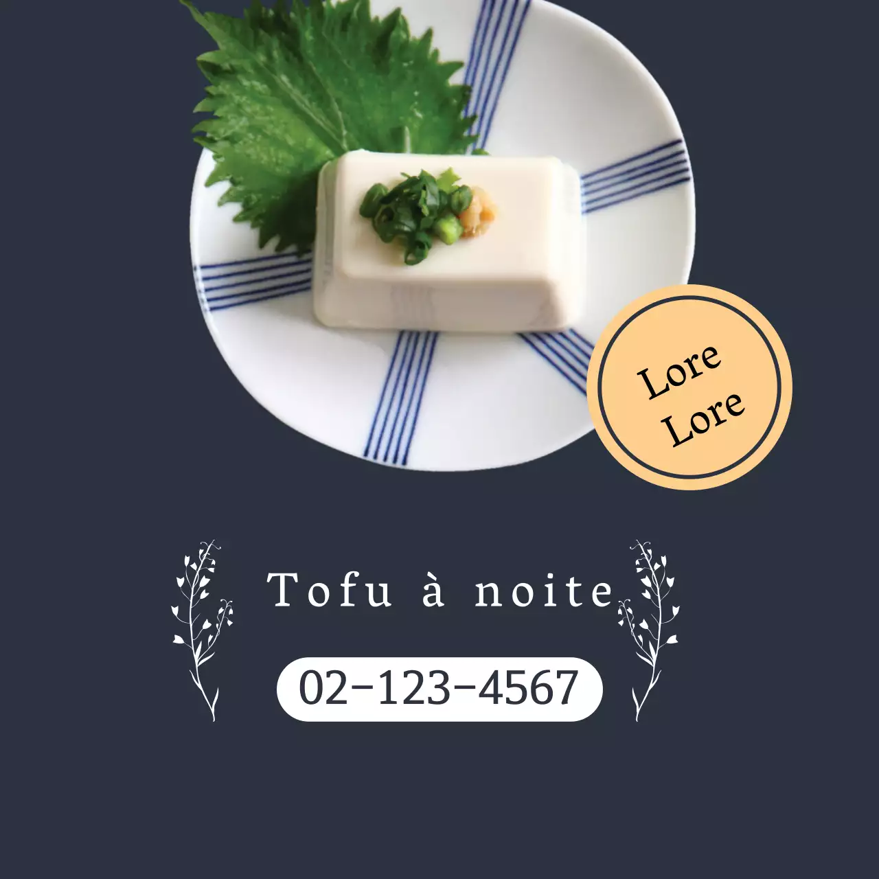 Tofu à noite