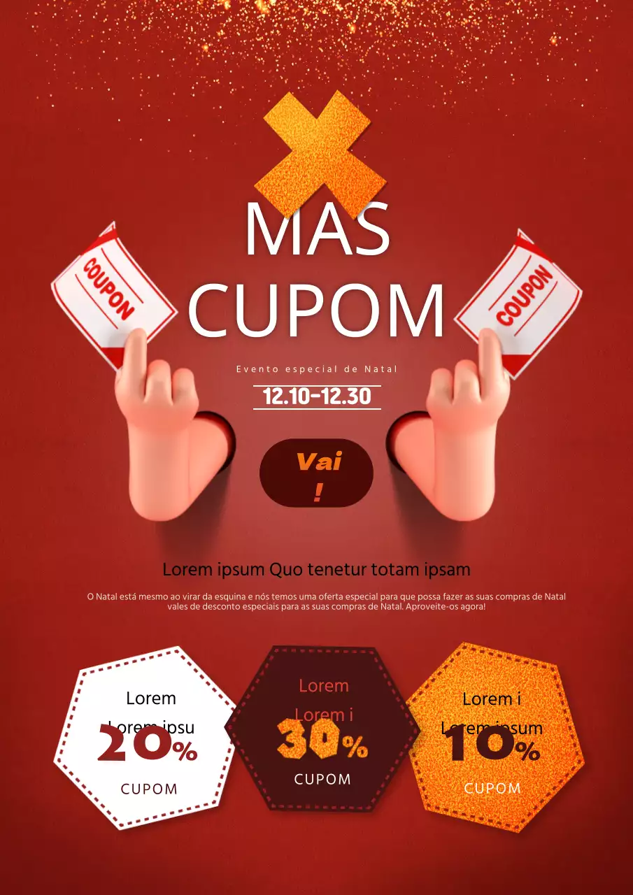 Códigos de cupão X-MAS