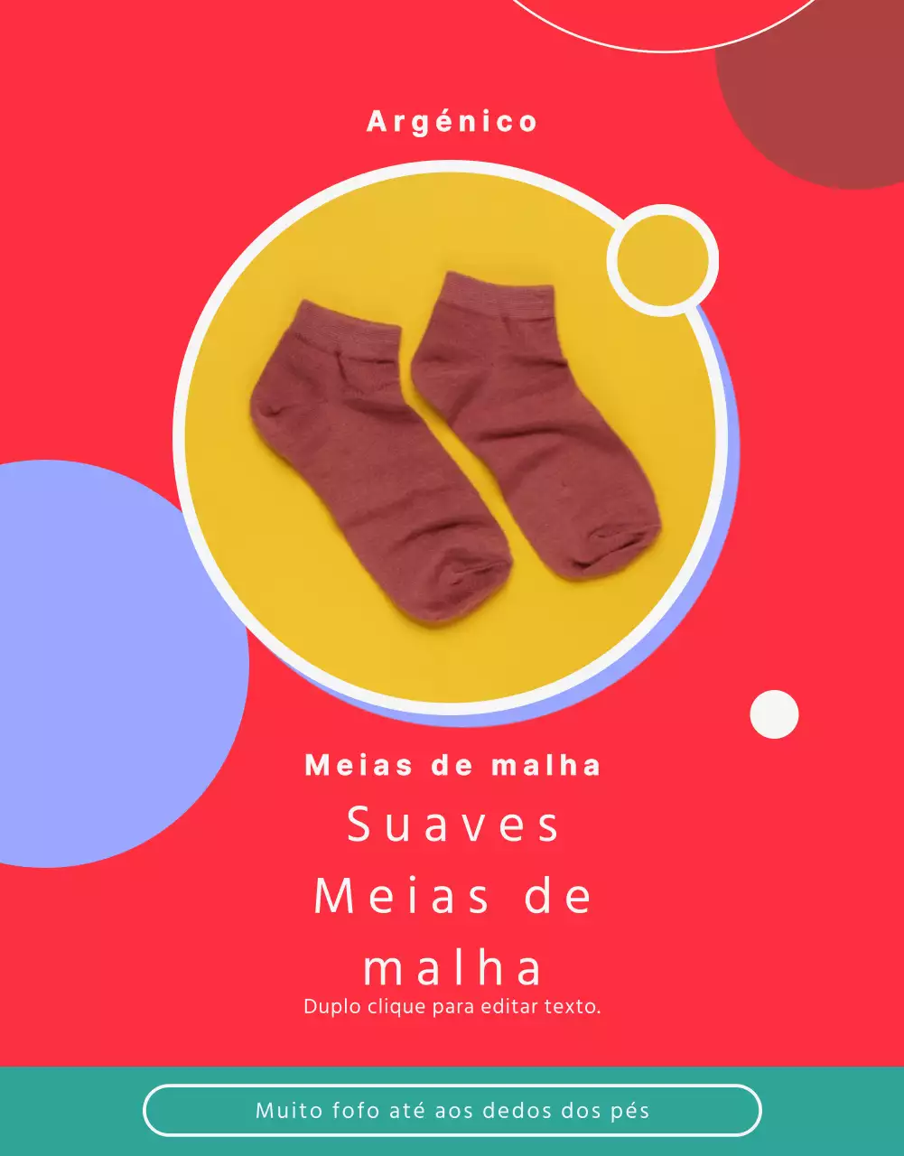 Meias de malha