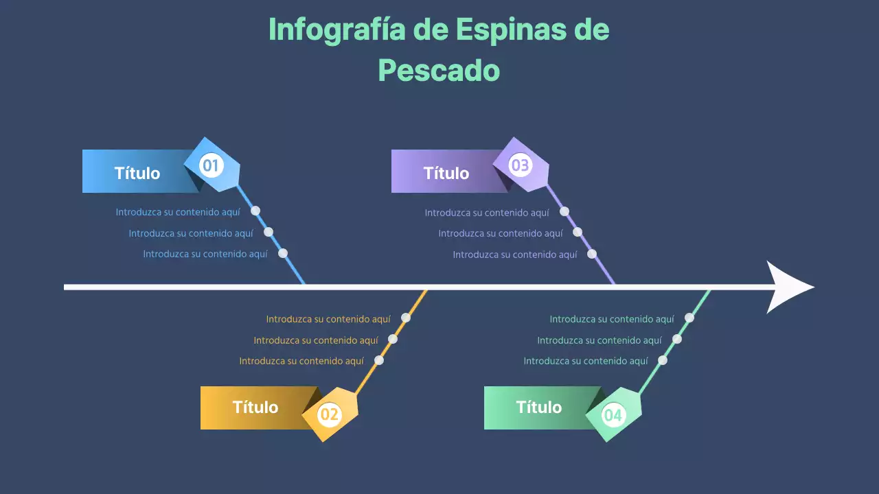 Concepto de cinta Espina de pez con degradado