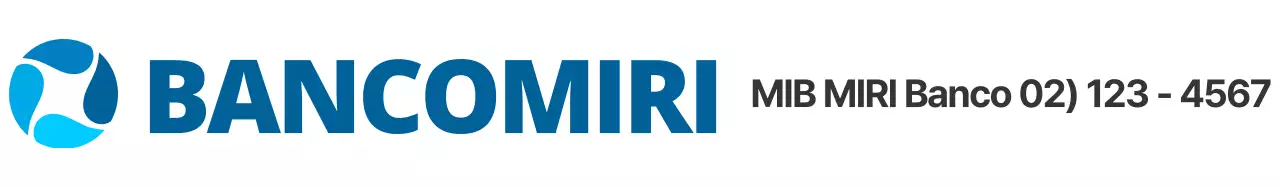 Diseñe una pieza promocional de un banco de confianza con un logotipo azul.