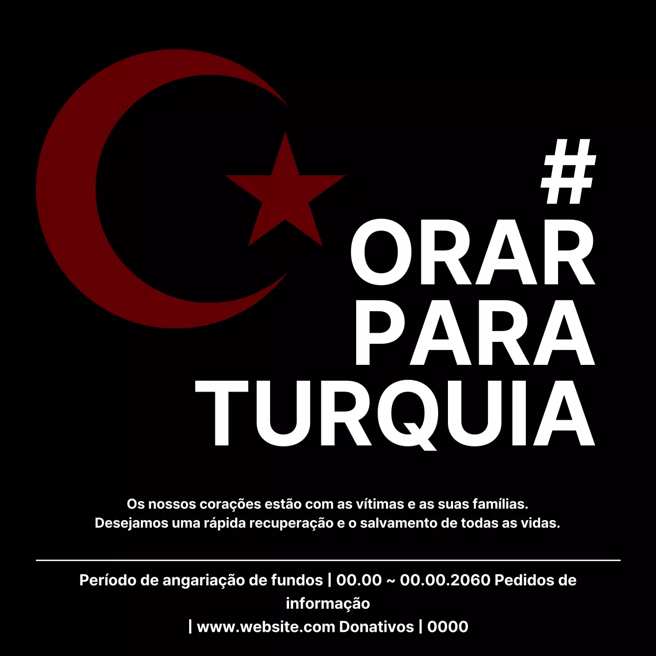 Danos causados por terramotos a preto e vermelho