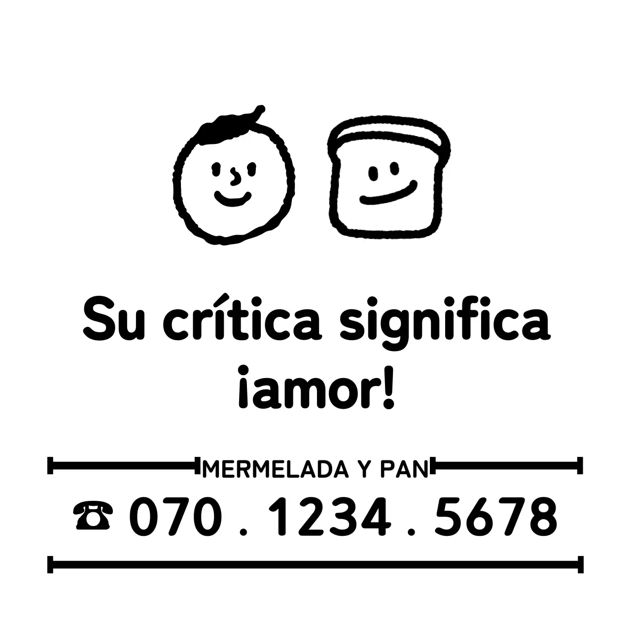 Logotipo de un simpático personaje humano y un pan para promocionar e informar panaderías.