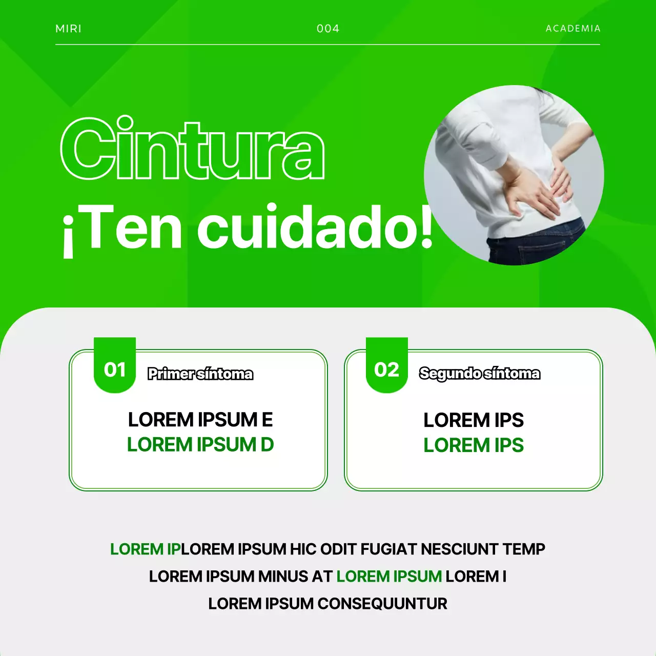 Lesiones de golf en la tarjeta verde y grisNoticias