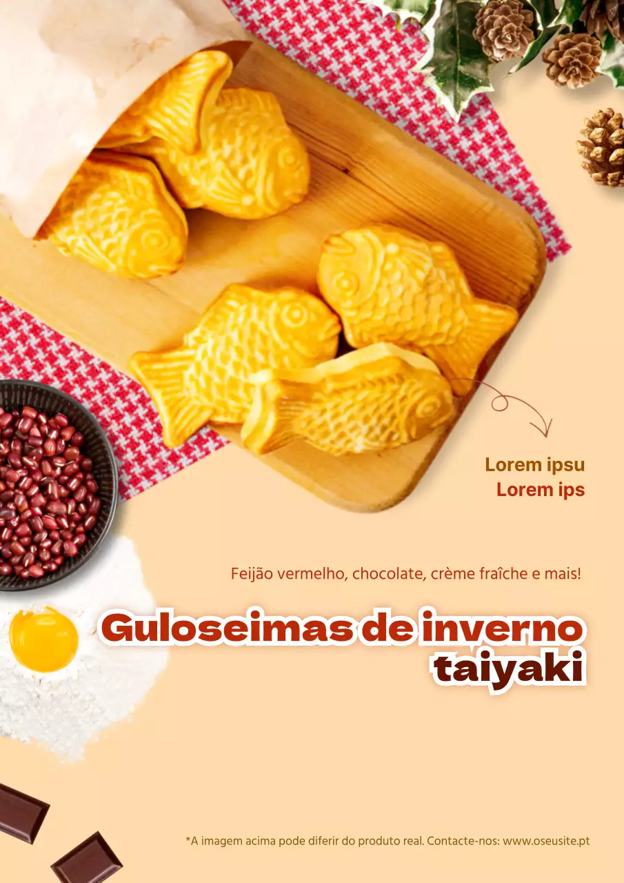 Lanche de inverno batata-doce
