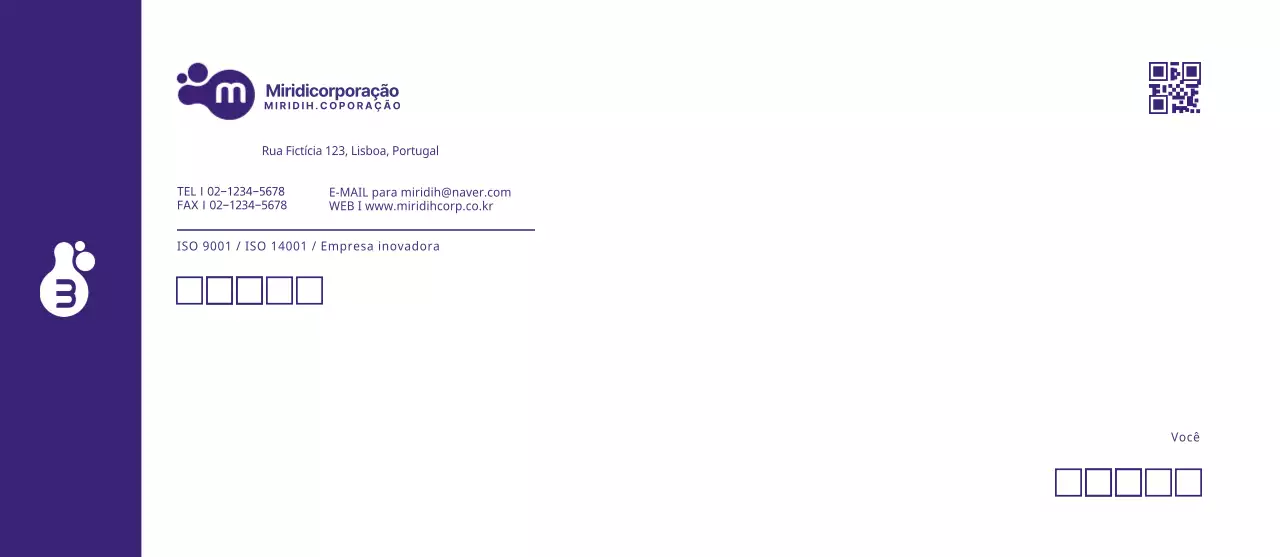 Logótipo roxo Clean Business