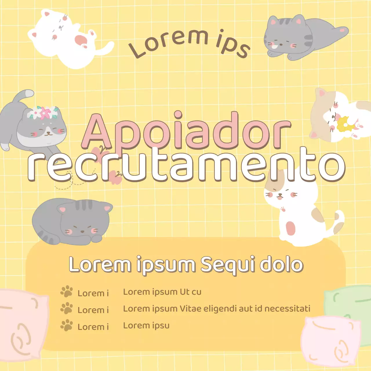 Promova o seu evento para angariar apoiantes para o Yellow the Cat