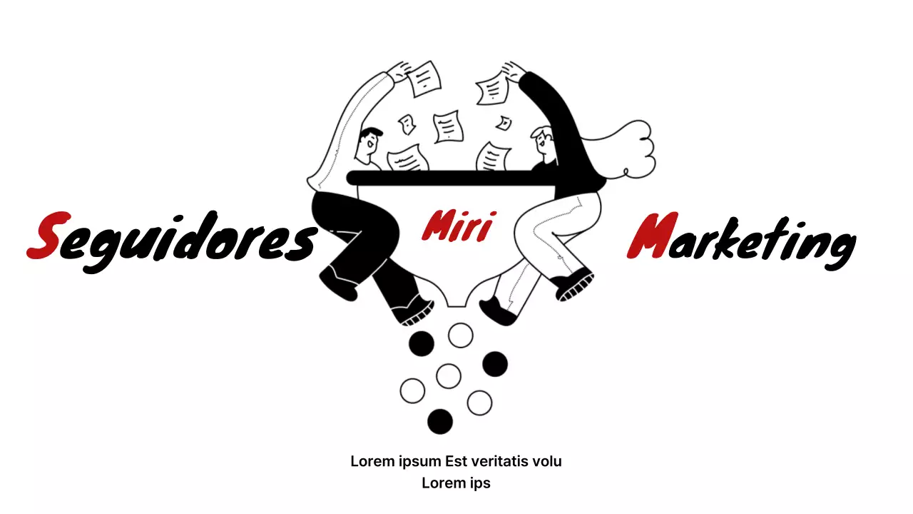 Materiales sencillos en blanco y negro para las reuniones del estudio de marketing