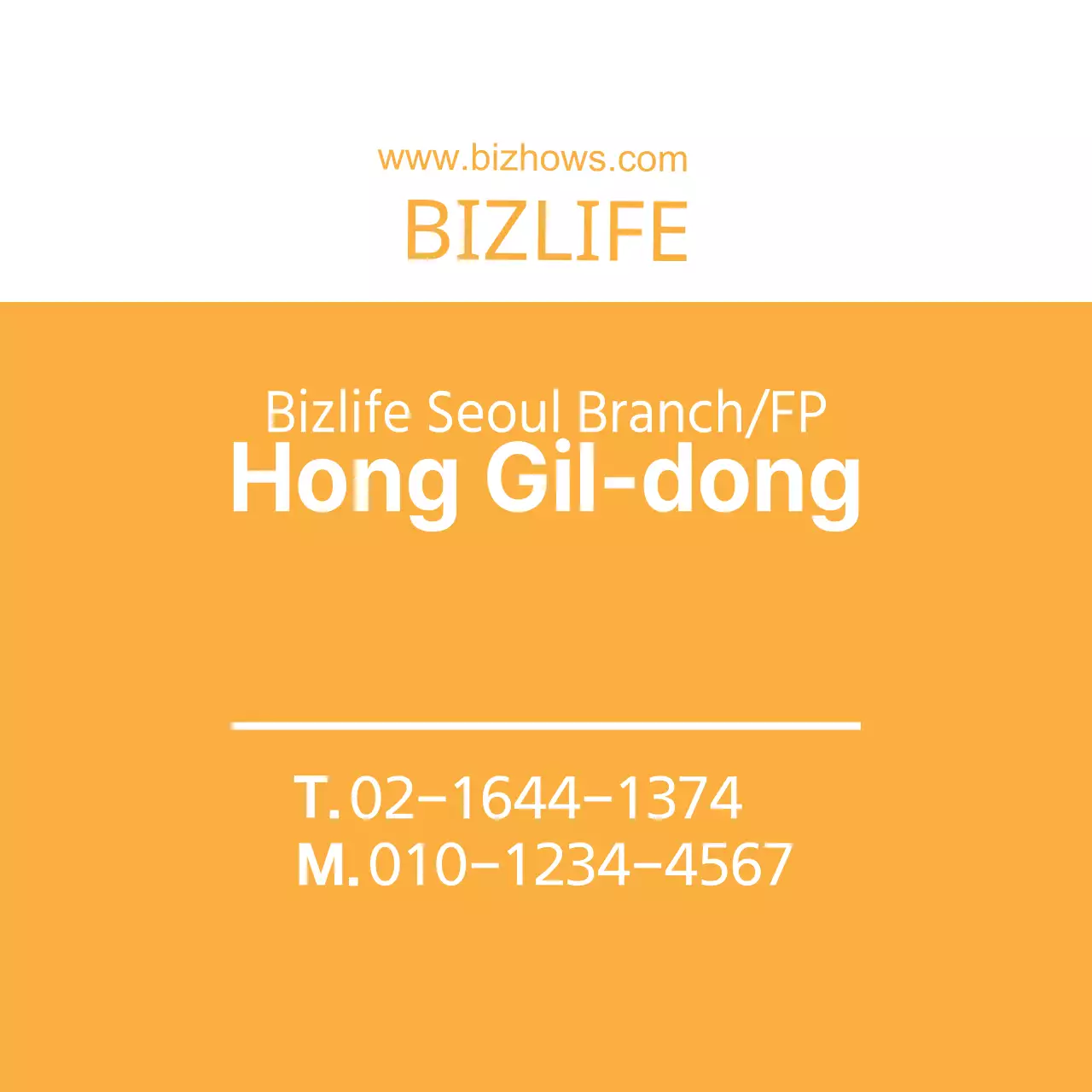 BIZLIFE Amarelo