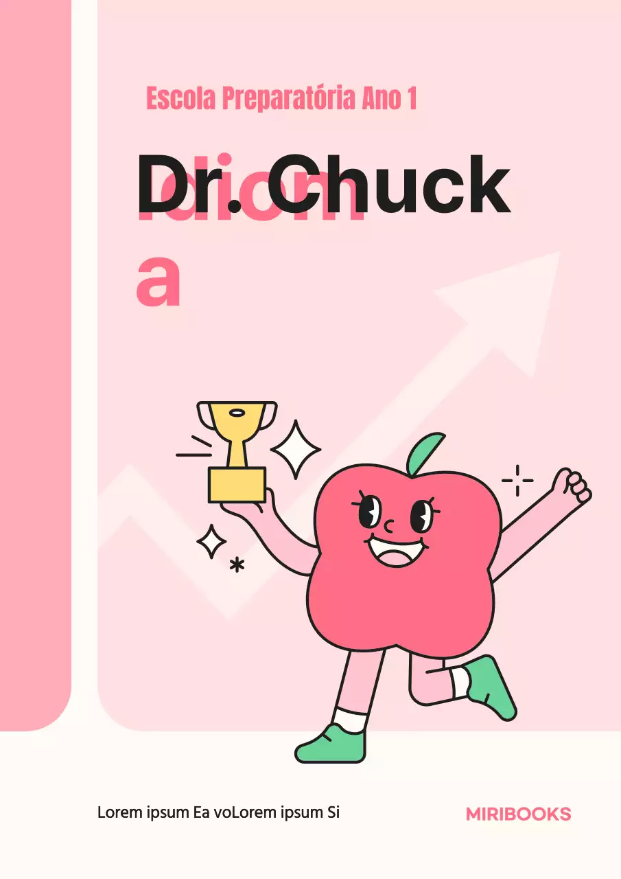 Conteúdos de formação cor-de-rosa, simples e inspirados em personagens