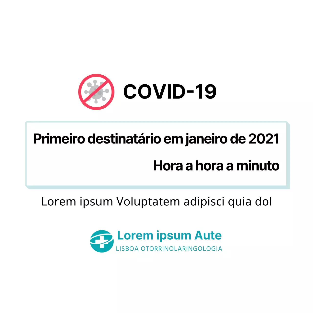 Autocolante do círculo de vacinação