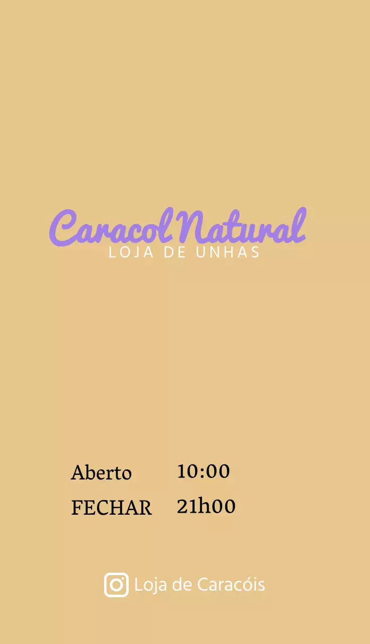Promover um salão de unhas com um toque roxo e branco, escrito à mão