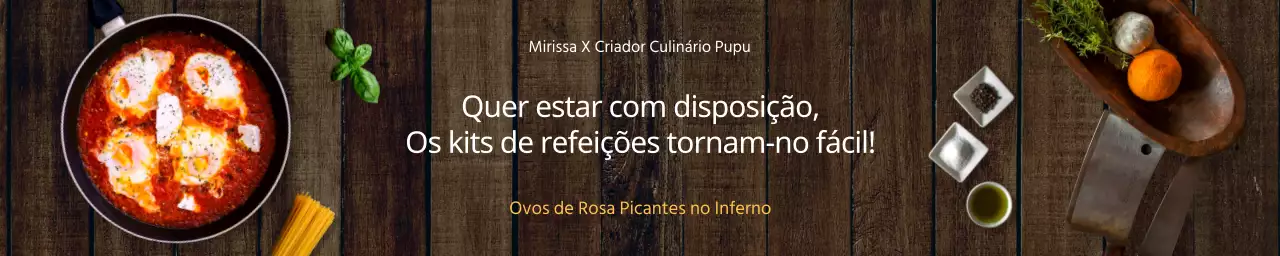 Conceito de fundo branco e amarelo a cores de um kit de refeição
