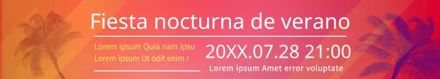 fiesta de verano