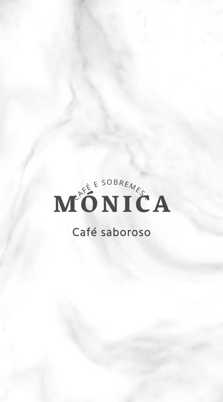 Estilo simples e limpo em preto para promover um café