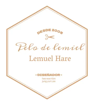 Letrero blanco de peluquería de lujo