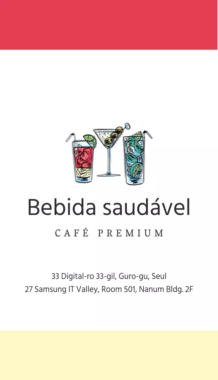 Bebida saudável