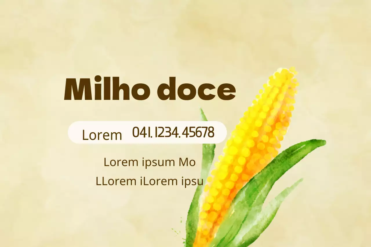Milho doce
