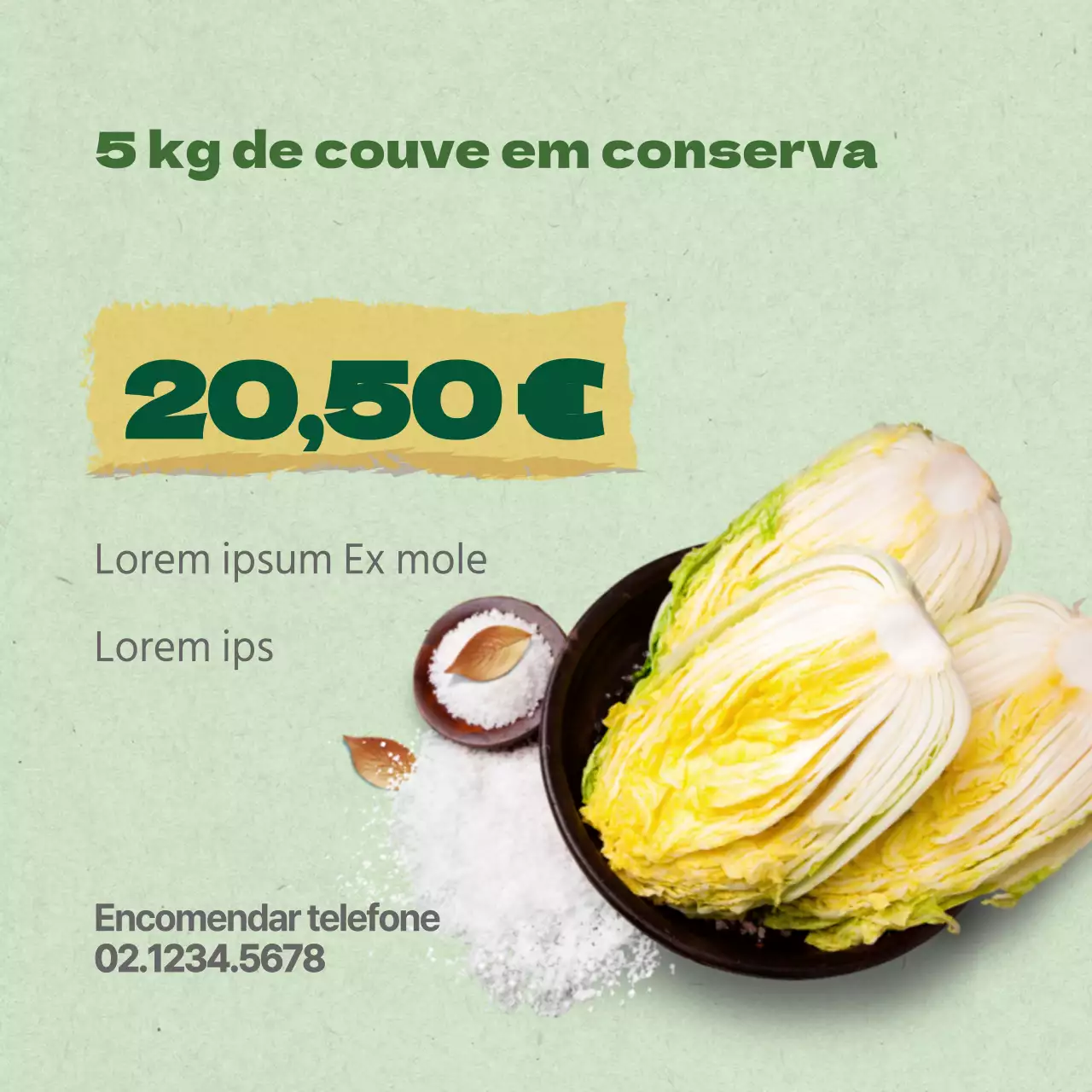 Repolho em conserva