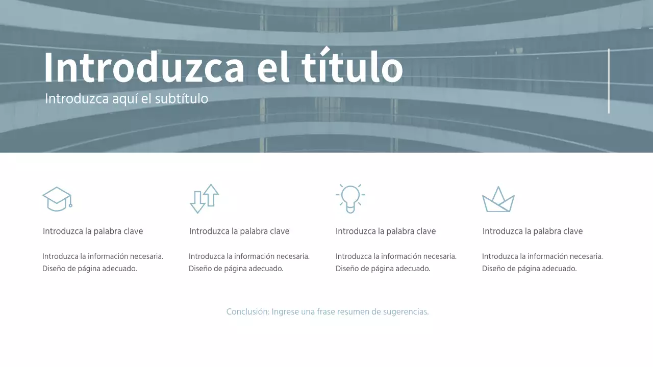 Presentaciones concisas