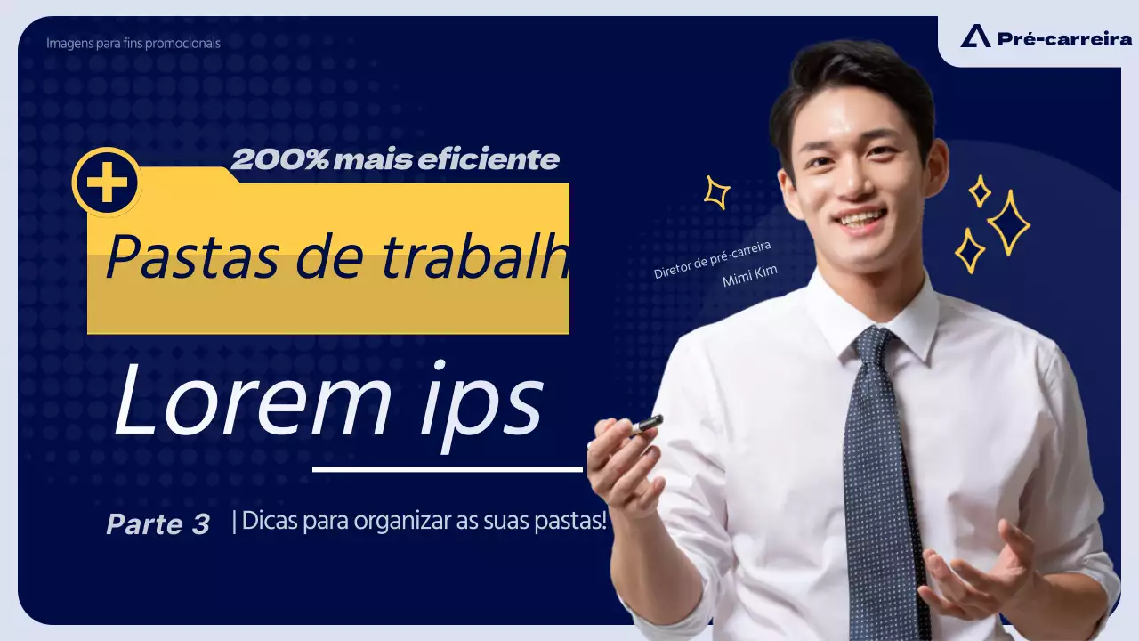 Como organizar uma pasta de trabalho simples em amarelo-marinho Miniatura do YouTube