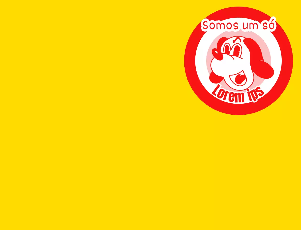T-shirt de grupo escolar com ilustração de um cachorro em amarelo