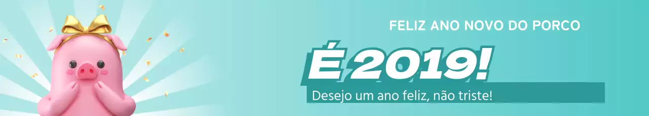 Porco no dia de Ano Novo