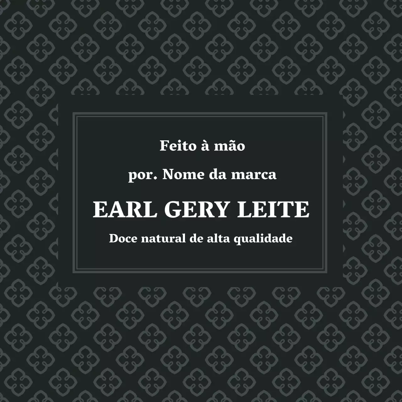 Rótulo de geleia de Earl Grey