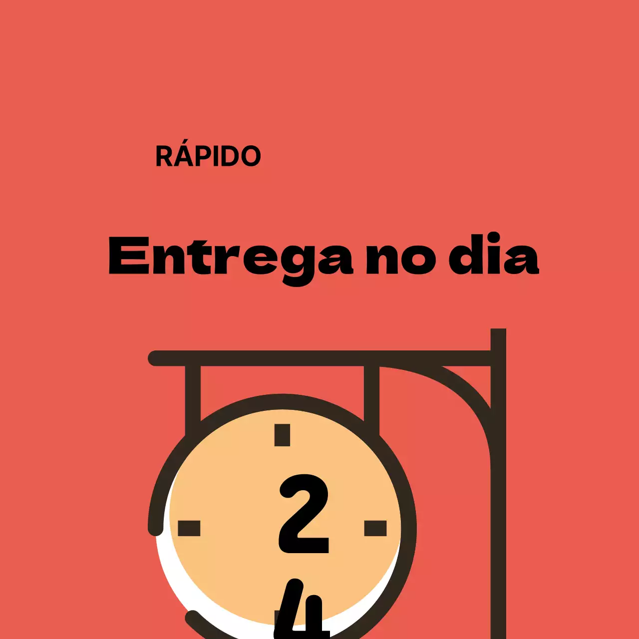 Autocolantes de entrega no próprio dia