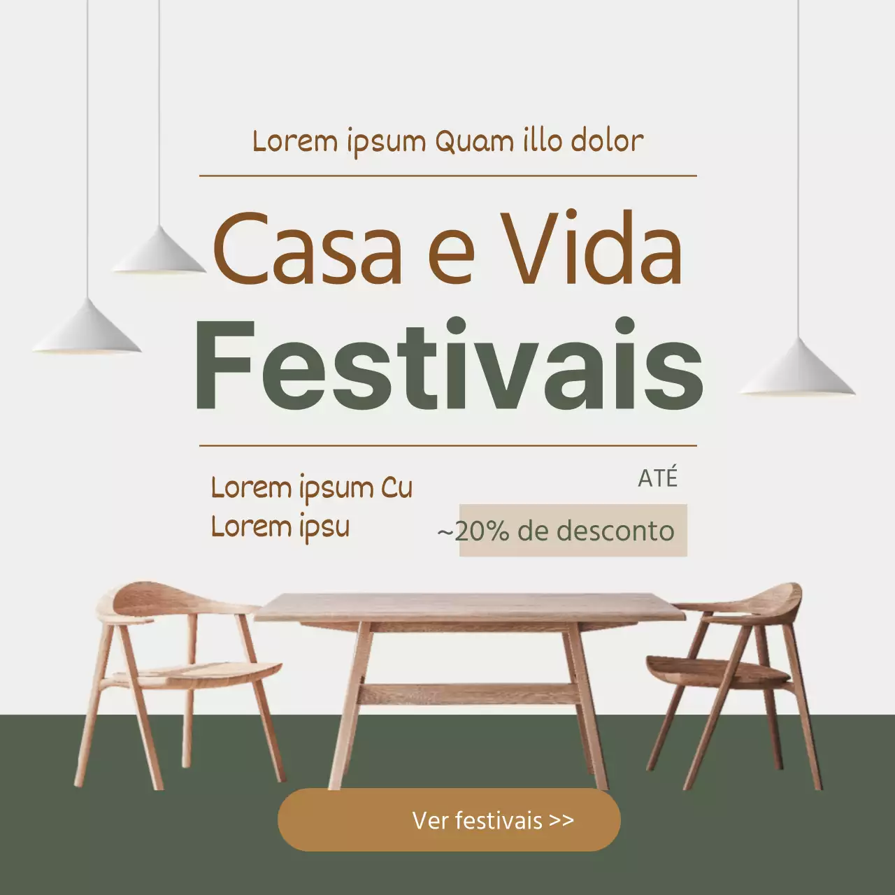 Evento de poupança do Green and Tidy Home Living Festival