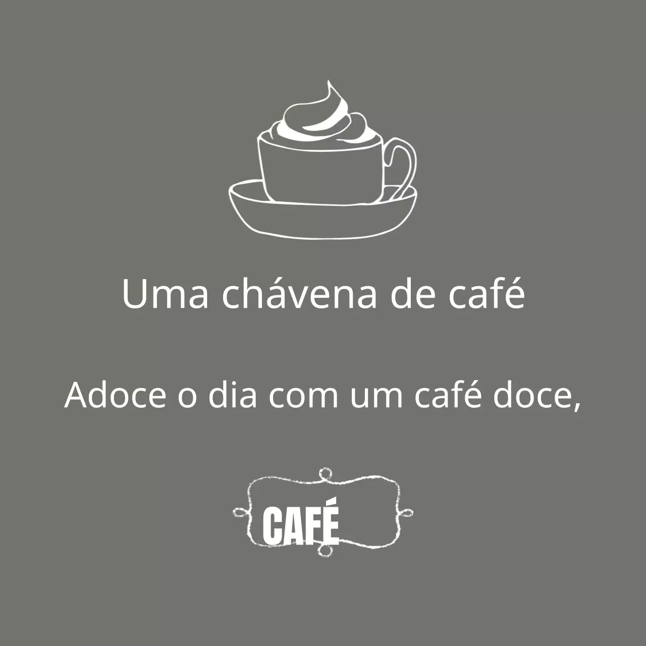 Café doce