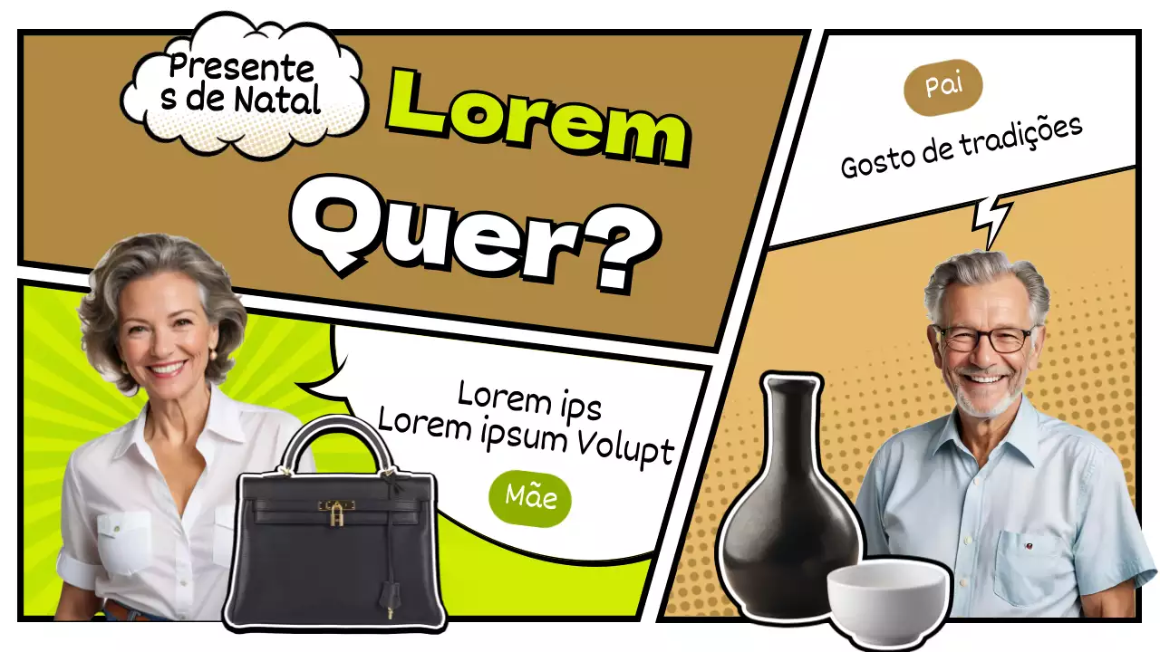 Dia de Ano Novo Bege Pop Art Jogo de equilíbrio para prendas de Natal @bigbiggame
