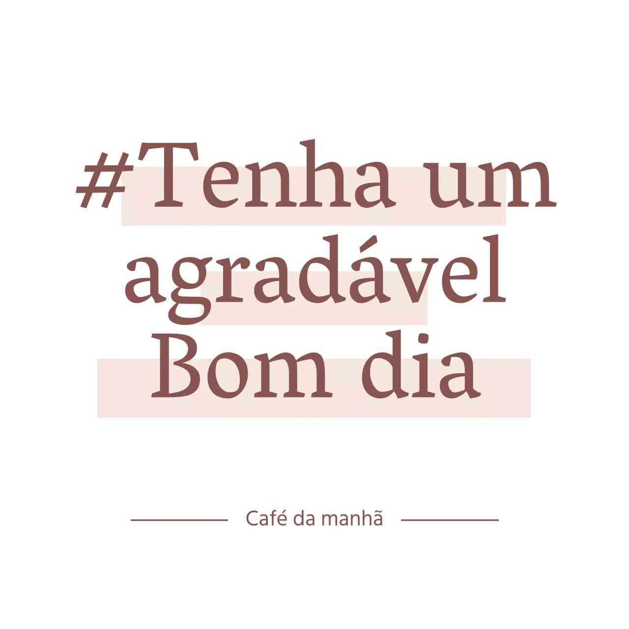 Café da manhã