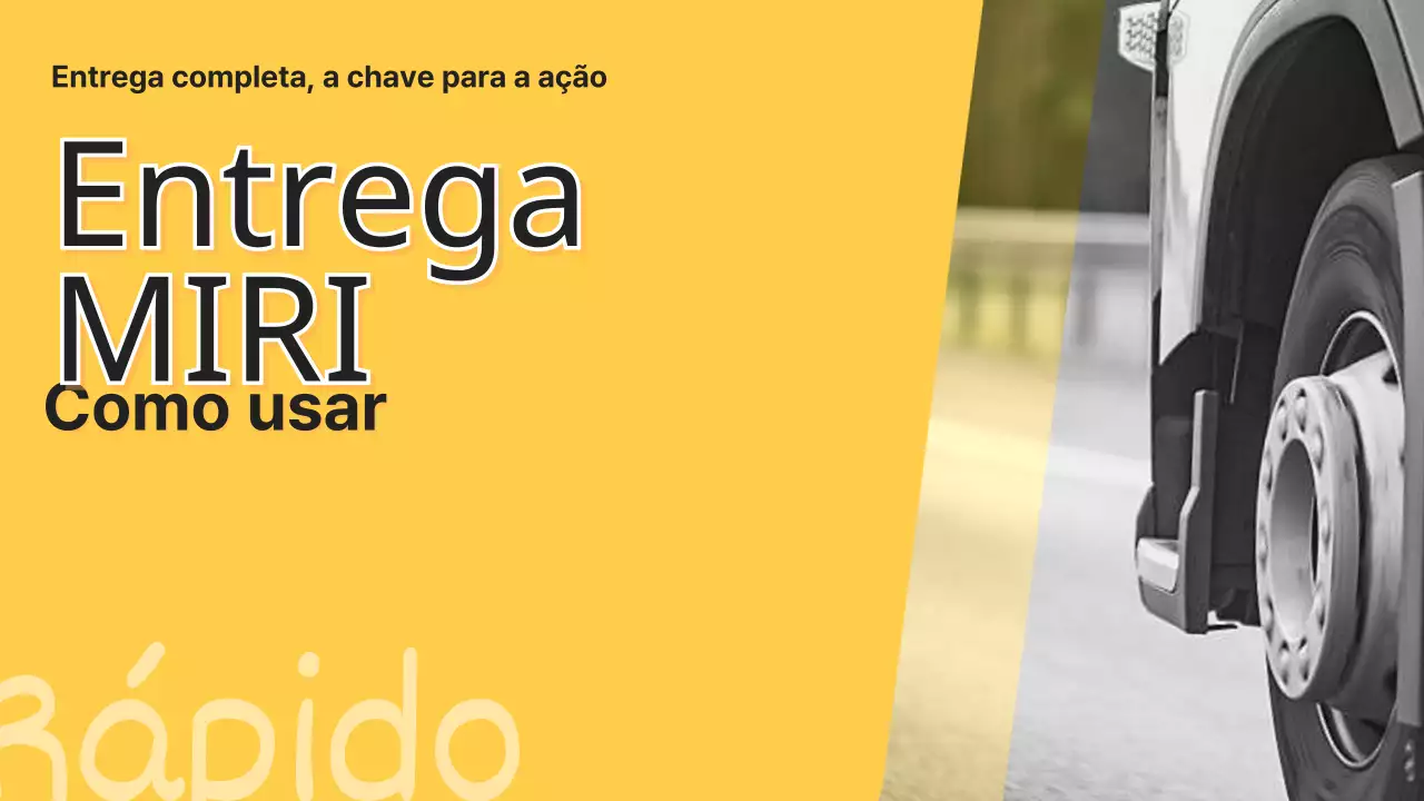 Apresentação de um simples serviço rápido amarelo e preto