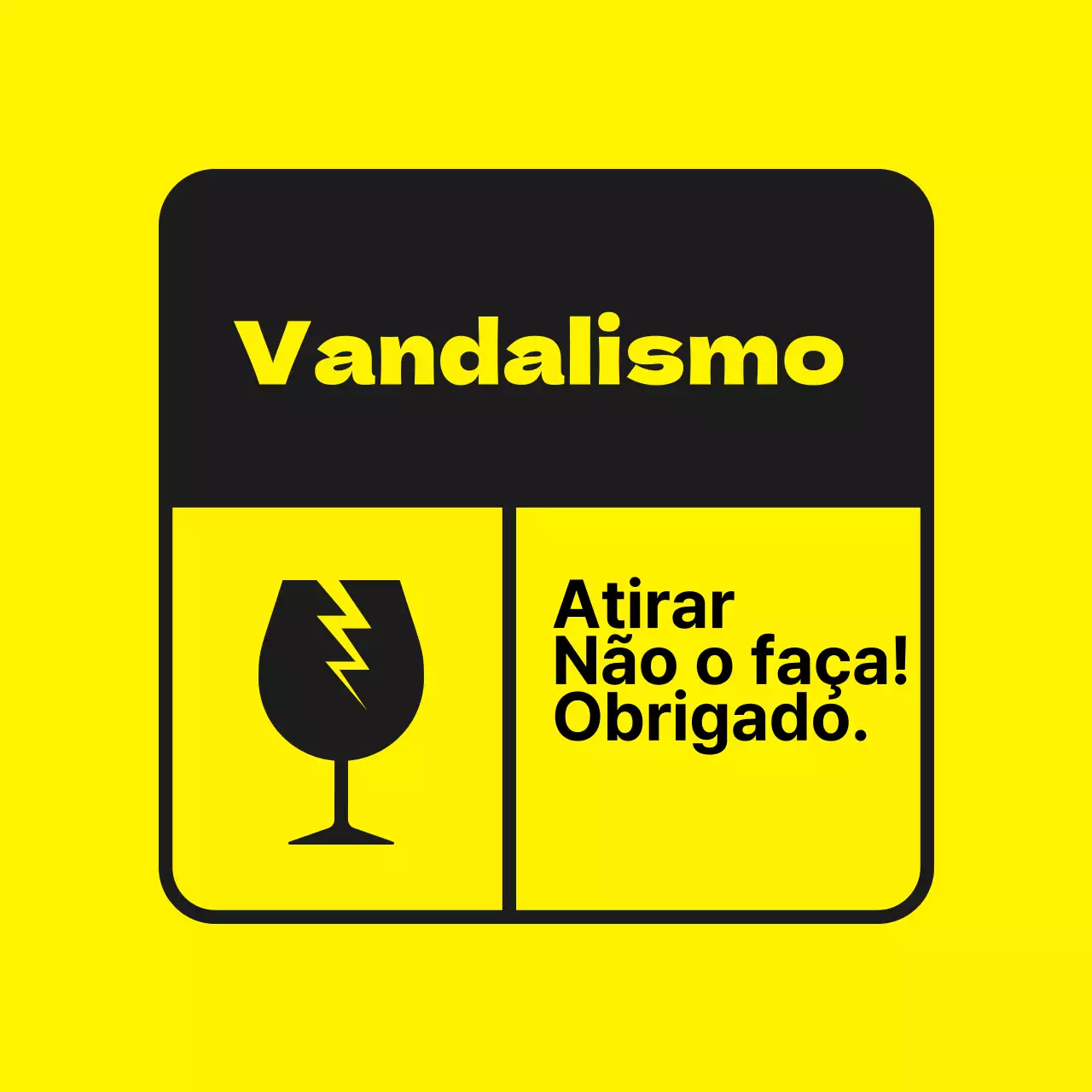 Autocolante de vandalismo