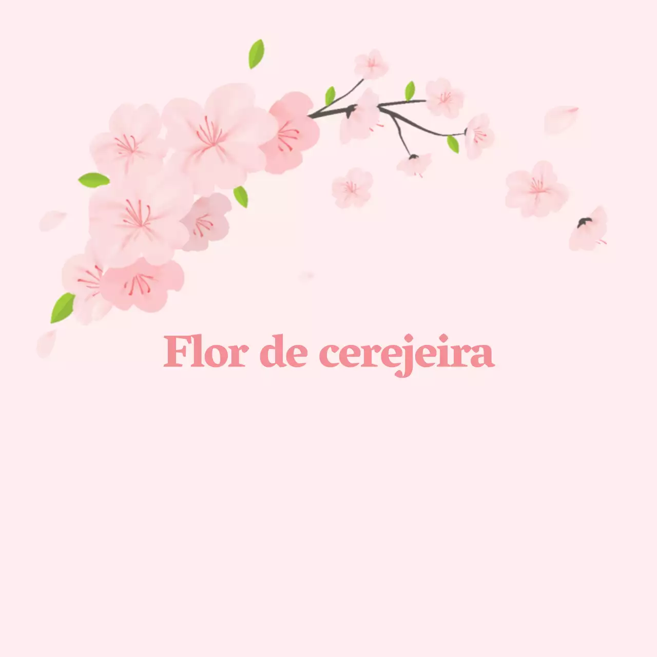 Rótulo promocional de café elegante com ilustração cor-de-rosa