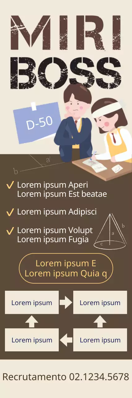 Recrutamento de estudantes castanhos