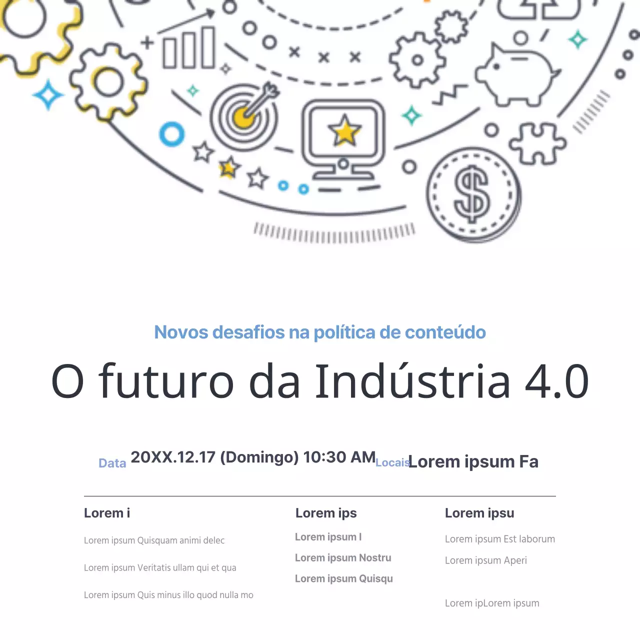 Seminário sobre a política do futuro