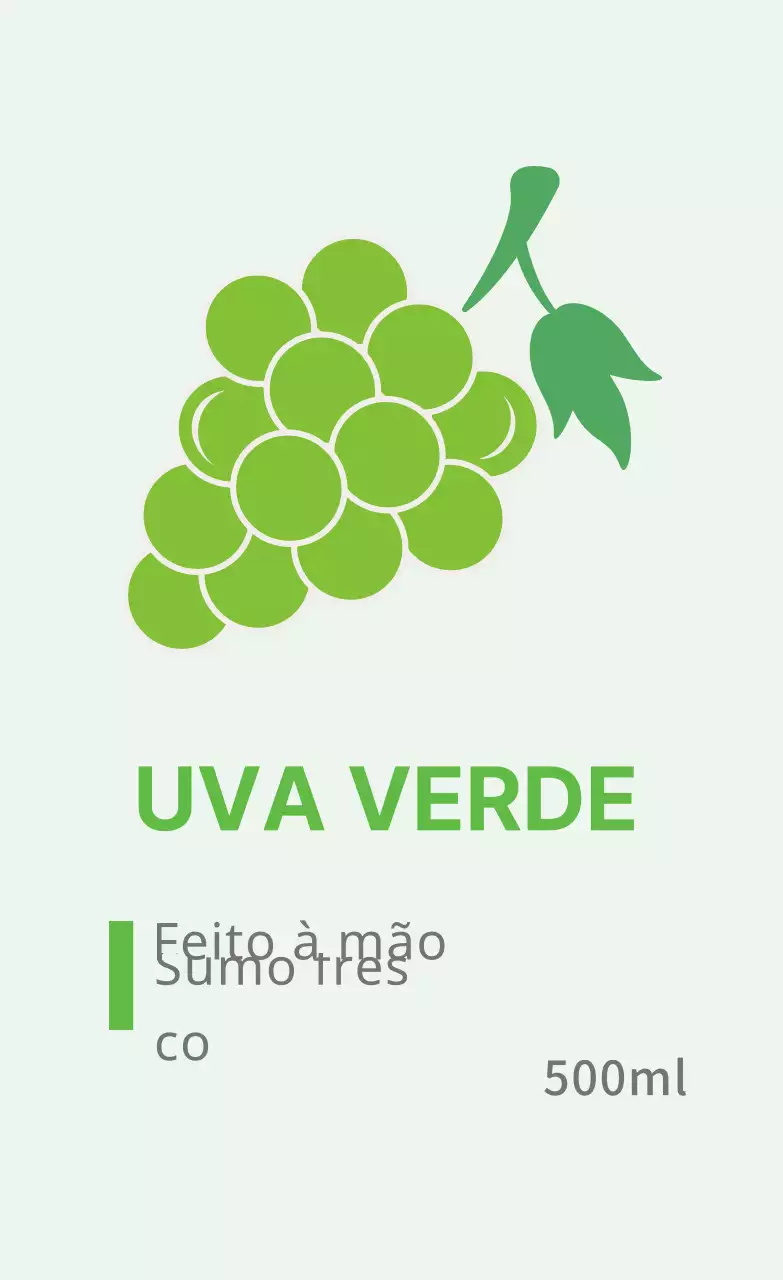 Rótulos de alimentos giros com ilustrações em chartreuse