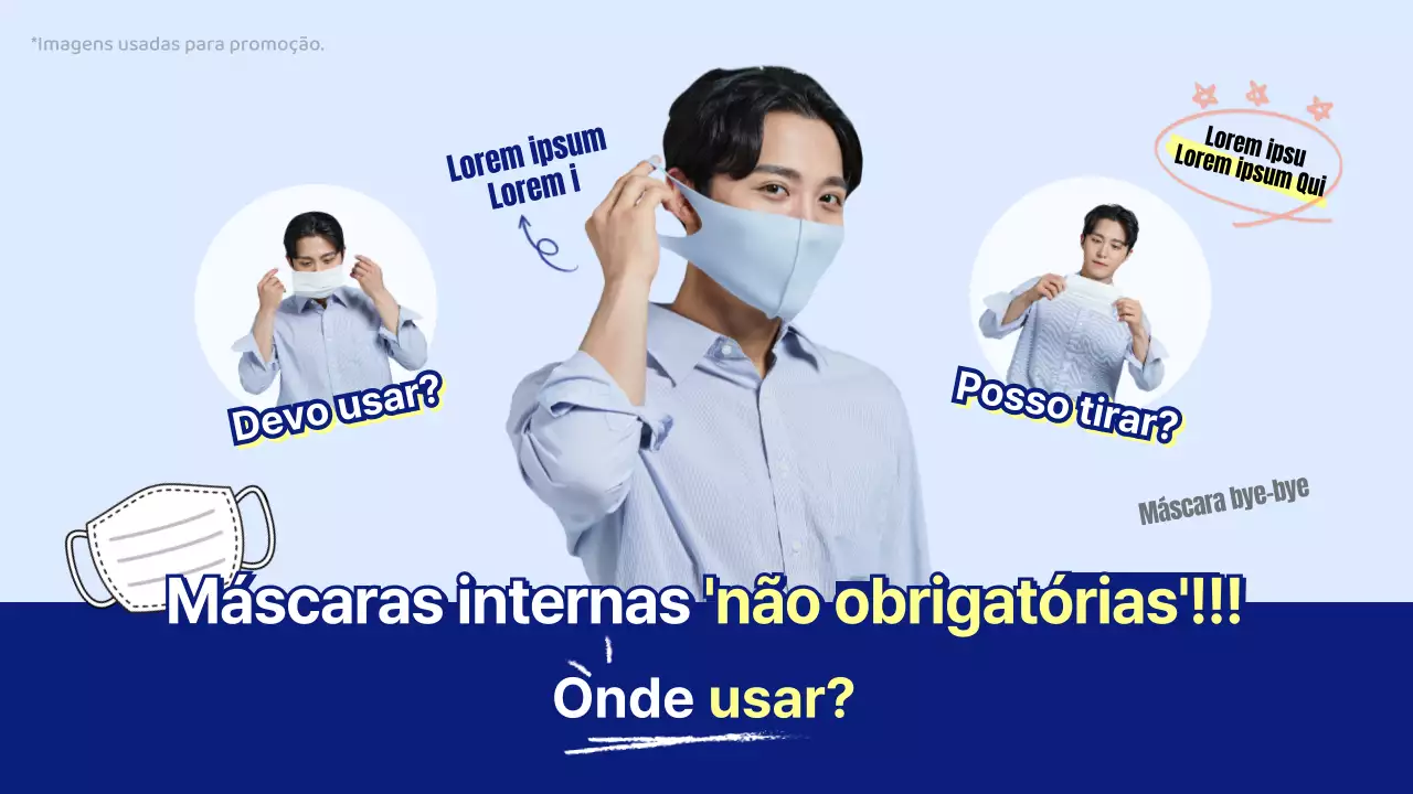 Máscaras de interior azuis com tema fixe levantadas Informação Dicas Educação Miniaturas do YouTube