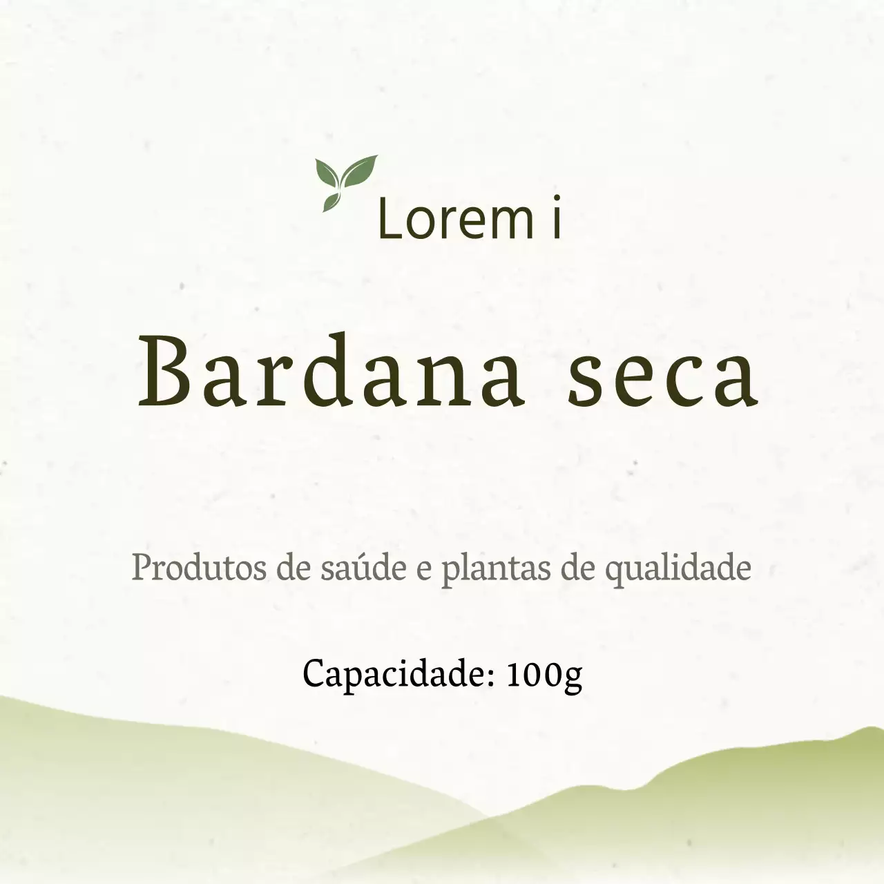 Bardana seca