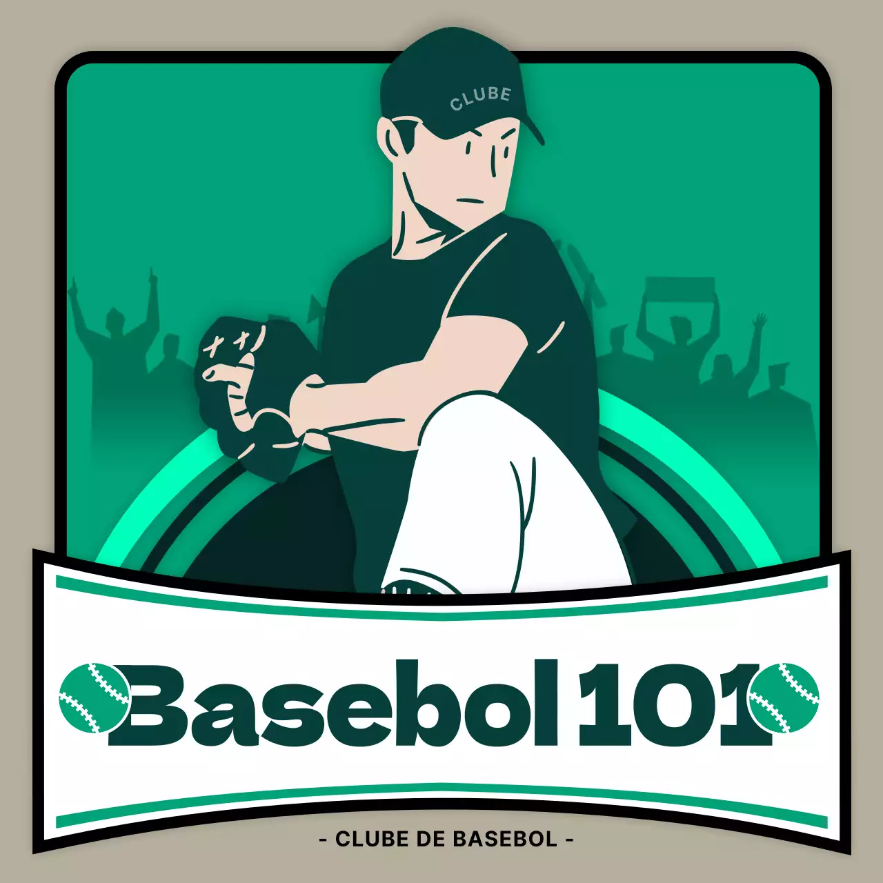 Bege Turquesa Informações sobre a bola de basebol moderna