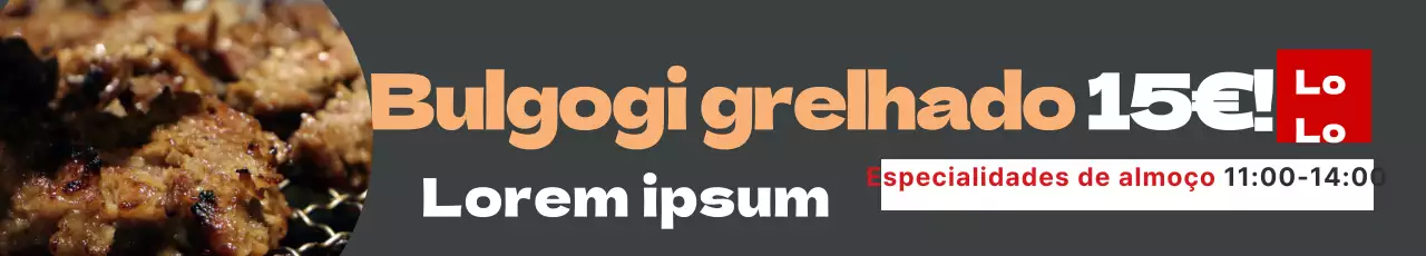 Bulgogi grelhado