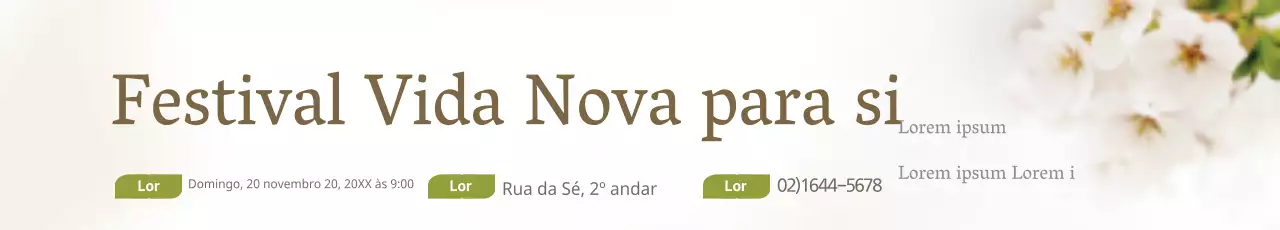 Evento do Festival Vida Nova